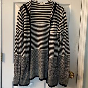 Lightweight hoodie cardigan